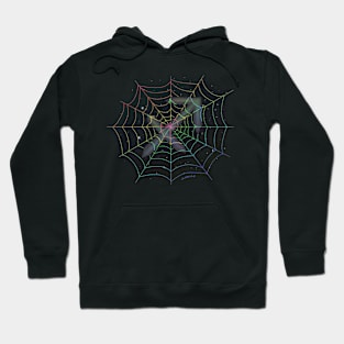 Rainbow Spiderweb Sagittarius Hoodie